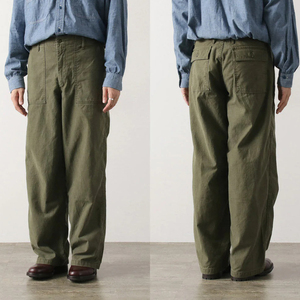 Dying Faded Retro Finish Relaxed Chill Fit Pantalon de <span class=keywords><strong>boulanger</strong></span> exclusif de style large et droit avec une sensation vintage Jeans à grandes poches pour hommes - Product Image 1