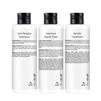 Ensemble de traitement capillaire à la kératine personnalisé en gros - Ingrédients naturels ACAI, lisse, adoucit, hydrate, ajoute de la brillance, réduit les frisottis