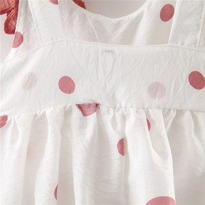 Vestido de Niña con Estampado de Flores Blancas, Estilo Moderno, Precio Bajo, para el Verano, Hecho en China - Product Image 5