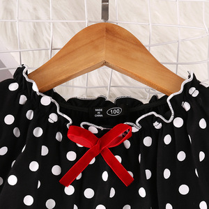 ชุดเดรสแขนยาวลายจุดสำหรับเด็กผู้หญิง, เสื้อผ้าเด็กยอดนิย<span class=keywords><strong>ม</strong></span>สำหรับฤดูใบไ<span class=keywords><strong>ม</strong></span>้ร่วง - Product Image 3