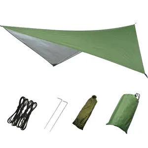YWSP-0918 açık Ultralight plaj piknik rüzgar kar yağmur barınak uçmak kare sırt çantası kamp muşamba Tant