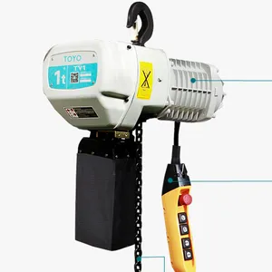 Ty1 China Manufacture Electric Chain Block 1 Ton 2 Ton 3 Ton 5 Ton Chain Electric Hoist With Hook