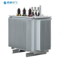 Transformateur triphasé immergé dans l'huile, 11kV 33kV 35kV, 30-3150kVA, S11 S15, transformateur de puissance avec certifications CE ISO