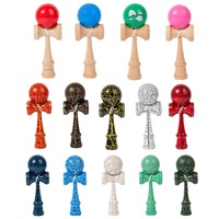 Kendama Ensemble de jouets en bois professionnel Débutant Compétition japonaise Jade Épée Boule Boule de lune avec certificat CPC pour le jeu de compétences