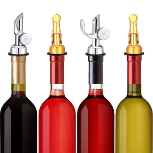 Pour Spouts Weighted Stainless Steel Liquor Bottle Pourer For Wine And Oil