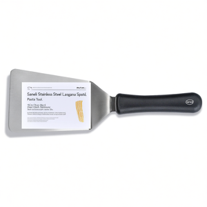Paletta spatola para lasagne Inox (15cm) SKIN Cromo e Nero 370215 - Product Image 2