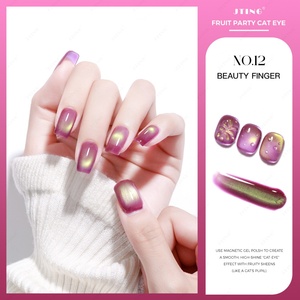 JTING Nouvelle Collection de Vernis Gel Effet Œil de Chat 12 Couleurs pour Fêtes Thème Fruit, OEM/ODM, Personnalisation Gratuite de Marque Privée - Product Image 3