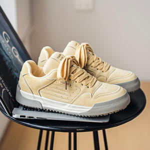 Chaussures en cuir pour hommes, nouvelles chaussures de sport décontractées pour hommes printemps 2026, chaussures de skate polyvalentes pour hommes - Product Image 3