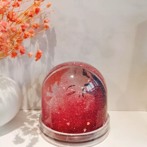 Cadre <span class=keywords><strong>photo</strong></span> carré en plastique à paillettes sur mesure, <span class=keywords><strong>effet</strong></span> boule de <span class=keywords><strong>neige</strong></span>, respectueux de l'environnement, sublimation de Noël - Product Image 3