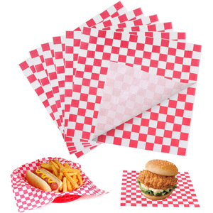 Food Grade Moisture Proof Greaseproof <b>Wrapping</b> <b>Paper</b> Screen Custom Design Size PE Coated for Sandwich Burger Bread Cookie Milk - Product Image 1