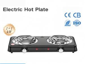 Venta caliente potente <span class=keywords><strong>estufa</strong></span> de calefacción eléctrica portátil para cocinar y hervir agua placa caliente eléctrica - Product Image 4