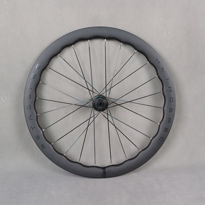 Roues en carbone 11 vitesses 12S, jeu de roues à disque en fibre de carbone, type vague, jante clincher 50x25mm, axe traversant, pour vélo de route WH-50c - Product Image 3