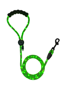 도매 강아지 용품 라이트업 개 목줄 LED 발광 애완견 목줄 야광 나일론 애완견 충전식 LED 목줄 세트 - Product Image 6