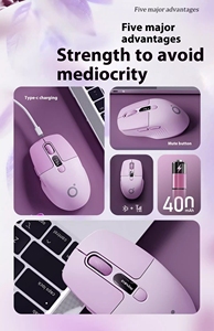 EWEADN Keyboard dan <span class=keywords><strong>Mouse</strong></span> mekanis nirkabel, inovasi baru untuk rumah kantor dan game dengan fitur dapat disesuaikan - Product Image 5