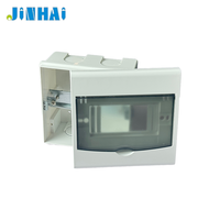 Boîtier de distribution encastré en plastique à 6 voies JINHAI, certifié 3C/CE, indice de protection IP30, 220-380V 150A, pour usage domestique intérieur