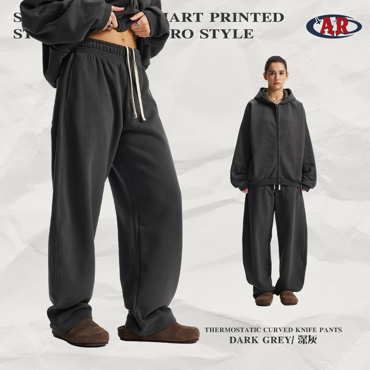 กางเกง K11-สีเทาเข้ม