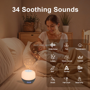 Máquina de Sonido WiFi para Bebés con Luz Nocturna, Entrenador de Sueño, Constructor de Rutinas, Despertador con Aviso de Hora de Levantamiento, Relajante de Ruido Blanco para Dormitorio Infantil - Product Image 5