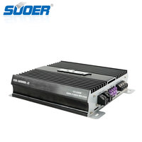 Kit de amplificador de Audio para coche Suoer 3600W, amplificadores de coche de canal Mono Clase D para sistema de Audio de coche de graves Subwoofer