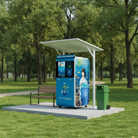 Máquina Expendedora de Reciclaje con IA, Cámara, Sistema de Pago por Código QR, Pantalla Táctil, Gestión Basada en la Nube, Monitoreo Remoto, Alta Capacidad