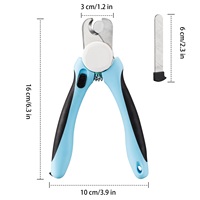 Meilleures ventes de coupe-ongles professionnels pour animaux de compagnie Accessoires pour animaux de compagnie Coupe-ongles Sharp Safety Cat Dog avec lime à ongles gratuite