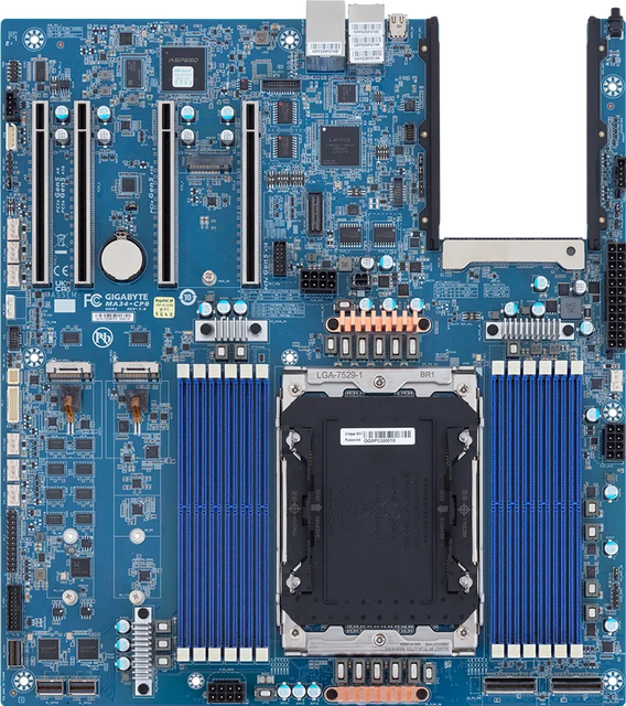 MA34 CP0 Xeon 6 6900 Series Server Motherboard 500W TDP DDR5 PCIe 5.0 High Density Computing Platform