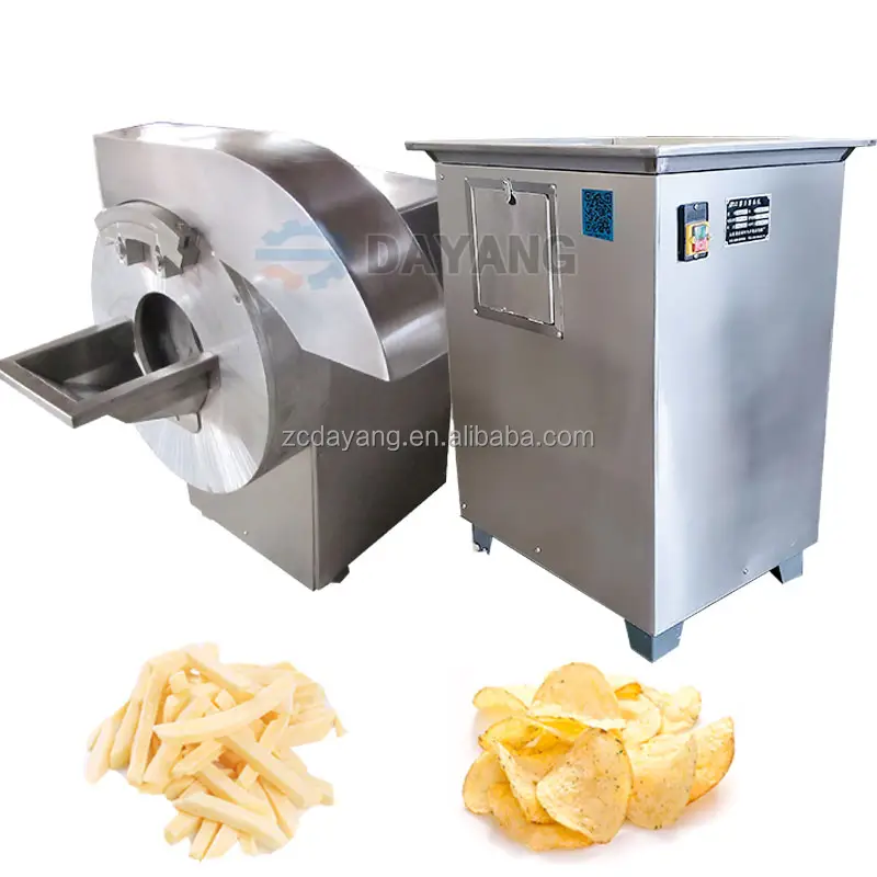 Machine de fabrication de croustilles Machine de fabrication de frites de pommes de terre à haut rendement Équipement de traitement de croustilles entièrement automatique