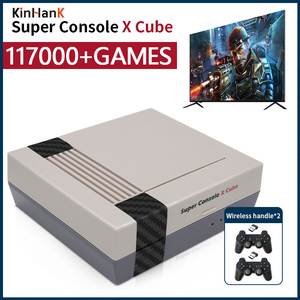 Konsol Video <span class=keywords><strong>Game</strong></span> Kotak TV Mini Konsol <span class=keywords><strong>Game</strong></span> Retro untuk 50000 + <span class=keywords><strong>Game</strong></span> Konsol <span class=keywords><strong>Super</strong></span> X Kubus 4K 2.4G Gamepad Colok dan Mainkan - Product Image 4