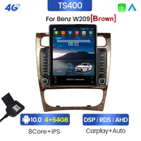 4 64GB Android IPS 2.5D Bildschirm DSP Auto VIDEO GPS Für Benz W203 W209 W219 A-Klasse A160 C-Klasse C180 C200 CLK200 C230 GPS Audio