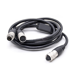 Connecteur circulaire LED automobile IP65 M16 3 voies Y 4 5 8 broches en laiton, contact femelle et mâle - Product Image 2