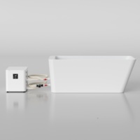 Refroidisseur d'eau 1HP 1.5HP 2HP avec filtre, ozone, contrôle WiFi, bain de glace en acrylique, ensemble complet pour baignoire de plongeon froid