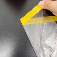 Film de masquage pré-enregistré et drapé Film de goutte de peinture en plastique 13ftx65ft Film de poussière protecteur pour la couverture de peinture automobile