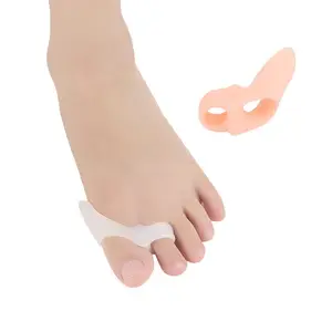Separatori per dita dei piedi colorati morbidi calzini per la cura delle unghie dei piedi alluce valgo Bunion separatore per dita in Gel di Silicone per bambini correttore per dita grandi