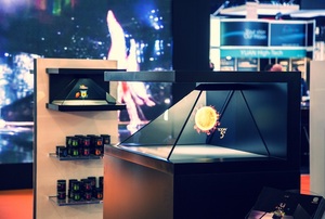 Lớn 3D Hologram Showcase Holographic Máy Nghe Nhạc Quảng Cáo Máy Chiếu Cắm Và Máy Nghe Nhạc - Product Image 4