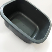 10.5Litres Lavabo Meilleur Plat Baignoire Alimentaire Crépine D'évier Vaisselle TubThick Rectangulaires Lavabos En Plastique