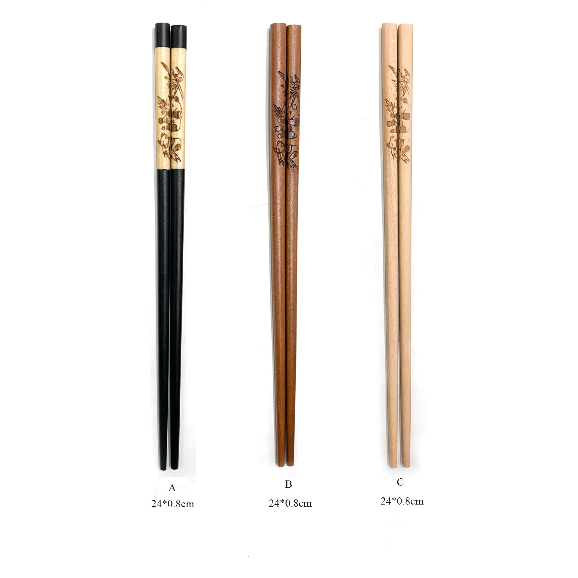 CHENKEE Bacchette Sushi,2 Paia Antiscivolo Bacchette Cinesi,Con 2