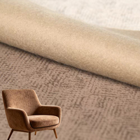 Tissu d'ameublement en suède synthétique gaufré, tissu de canapé à motif rétro pour la rembourrage de meubles