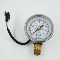 Manomètre de manomètre Cng lpg pour cylindre de véhicules à gaz naturel avec indicateur de pression de sécurité électronique numérique