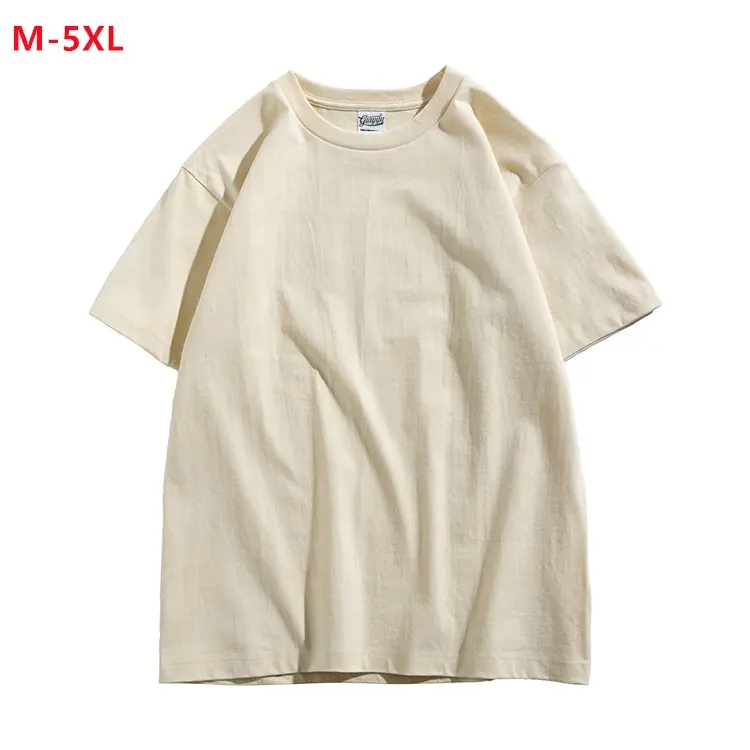 2021 summer high quality fashion men's t shirt 100% cotton pure color blank short sleeve o-neck plain oversized t-shirts for men