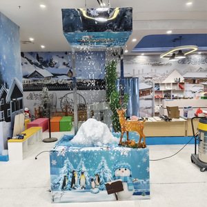 Máquina de nieve para interiores de 1500W, eléctrica, con control remoto, de un solo color, de plástico, con efecto de nieve, para decoración de parques temáticos - Product Image 1