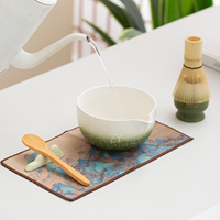 Ensemble de 8 pièces en céramique et porcelaine japonaise, moderne, de haute qualité, multi-couleurs, effet ombré, écologique, durable et portable