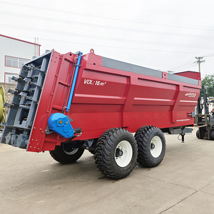 Đất nông nghiệp dọc beaters Hữu Cơ phân bón rắn Phân compost <span class=keywords><strong>spreader</strong></span> muck <span class=keywords><strong>spreader</strong></span> Trailer - Product Image 3