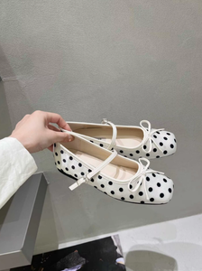 Chaussures plates Mary Jane légères à bout carré et à pois, style rétro français, pour <span class=keywords><strong>femme</strong></span>, idéales pour l'été - Product Image 6