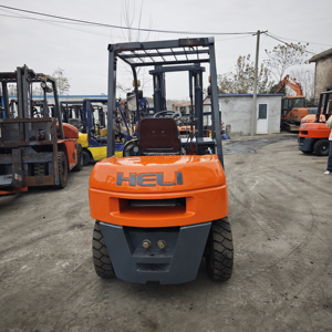 Chariot élévateur diesel d'occasion Heli K30 3 tonnes 3m 4x4 tout-terrain - Product Image 5