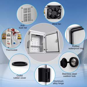 صندوق توصيل كهربائي خارجي مقاوم للماء IP55 من الفولاذ المدرفل على البارد مع طلاء مسحوق من ناموناني OEM ODM - Product Image 6