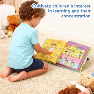 Livre sonore bilingue français-anglais pour l'apprentissage précoce, livre sonore interactif - Product Image 5
