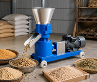 Henglu Nouvelle machine à granulés multifonctionnelle diesel/essence, capacité 60 kg, 3 kW, pour l'alimentation des volailles, du bétail et des animaux