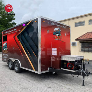 Prix d'usine Chariot alimentaire personnalisé Restaurant Lait Remorque à vendre <span class=keywords><strong>Houston</strong></span> en Californie avec système d'incendie pour remorque alimentaire - Product Image 2