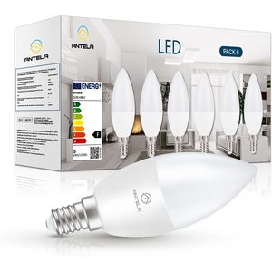 Lampadina LED Antela E14 5W 4000K Bianco Neutro 470LM Corpo in Plastica Interruttore Manuale Durata 15000H Garanzia 2 Anni Efficienza 94 Lm/W - Product Image 2