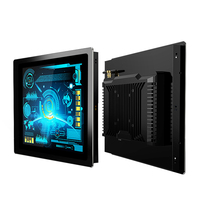 PC Panel Industri Tahan Air IP65 LED TFT 18,5 Inci Anti-interferensi PC All-in-one Layar Sentuh Kapasitif