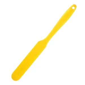 Raspador de espátula de silicone com cabo longo para bolos, misturador de creme e ralador de massa, ferramentas para confeitaria, acessórios de cozinha